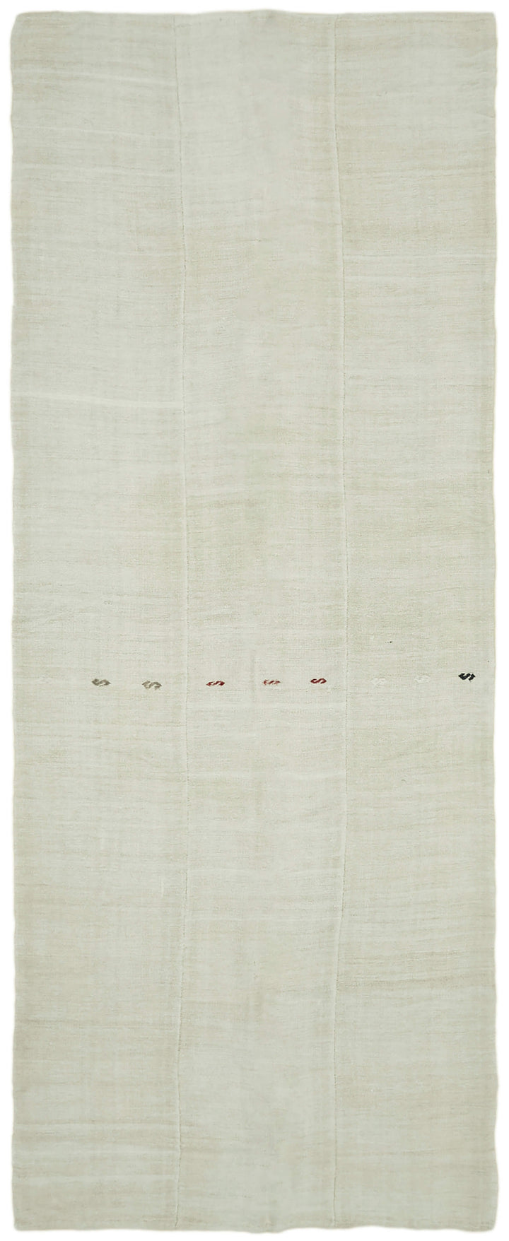 6x15 White Hemp Kilim Rug - 41951