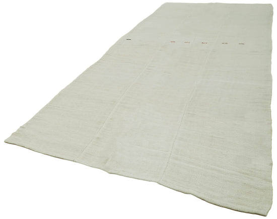 6x15 White Hemp Kilim Rug - 41951