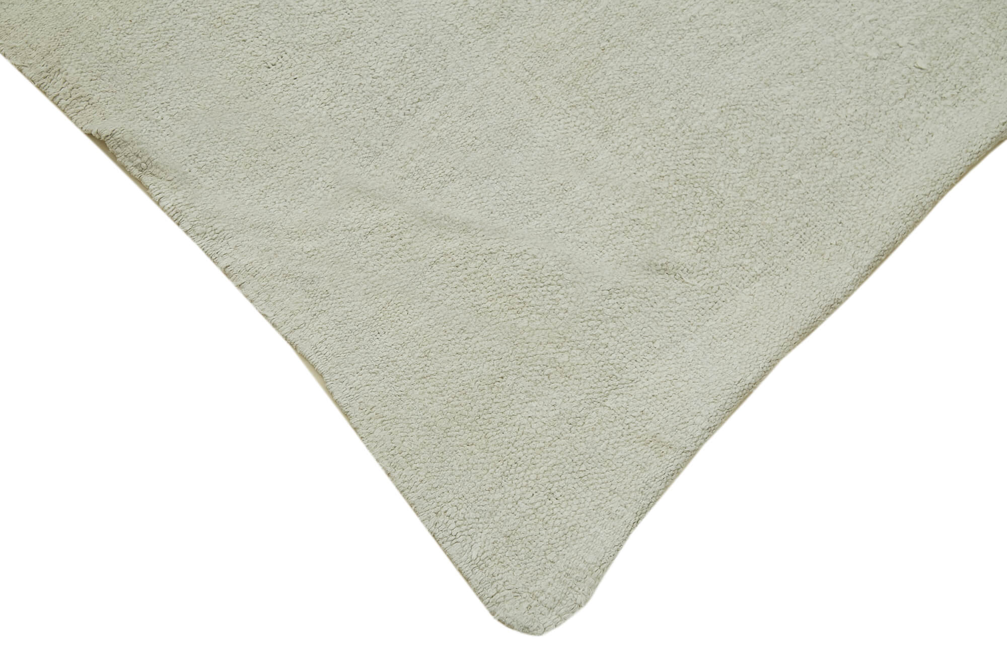 6x12 White Hemp Kilim Rug - 41952