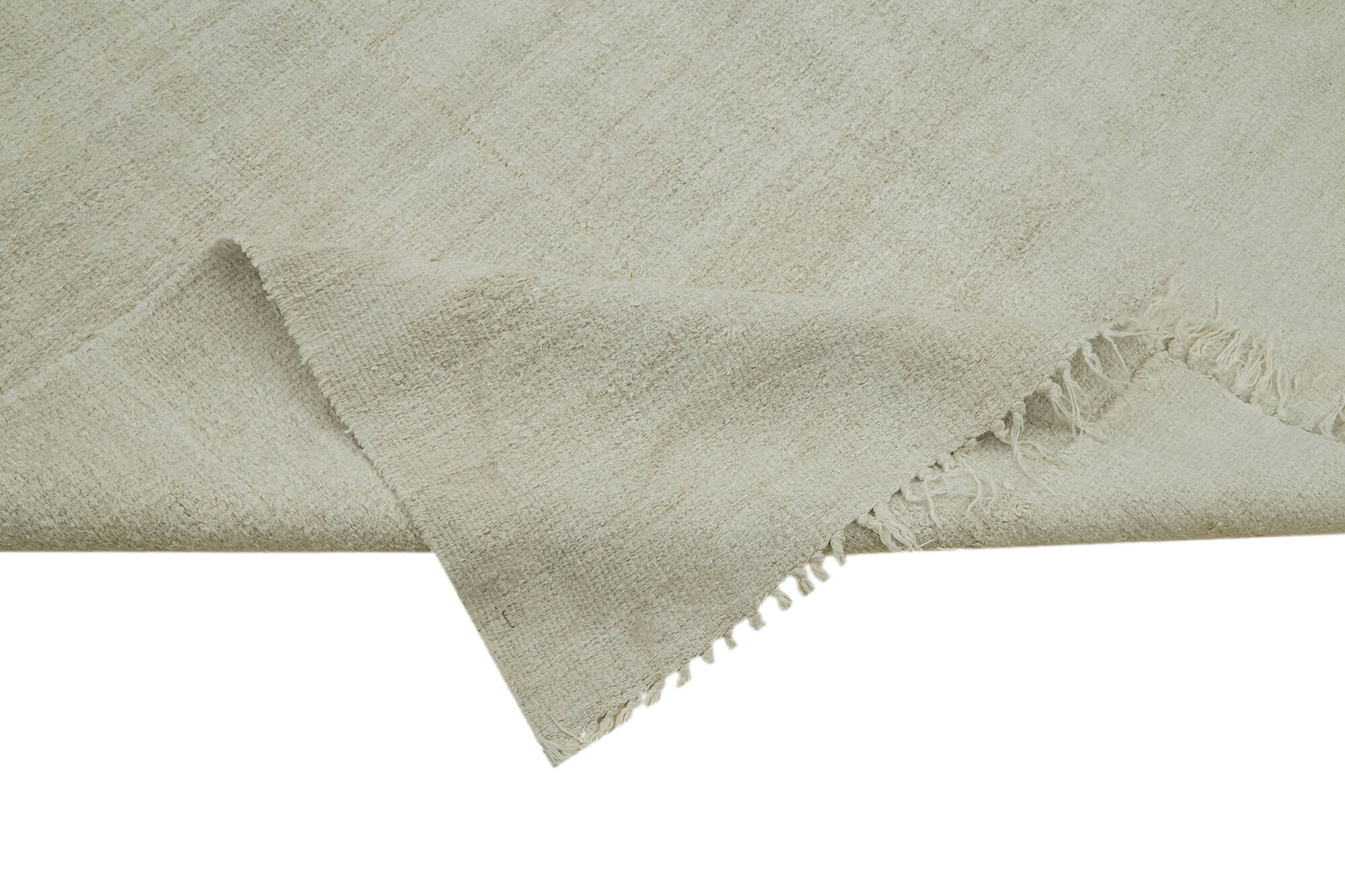 6x15 White Hemp Kilim Rug - 41953