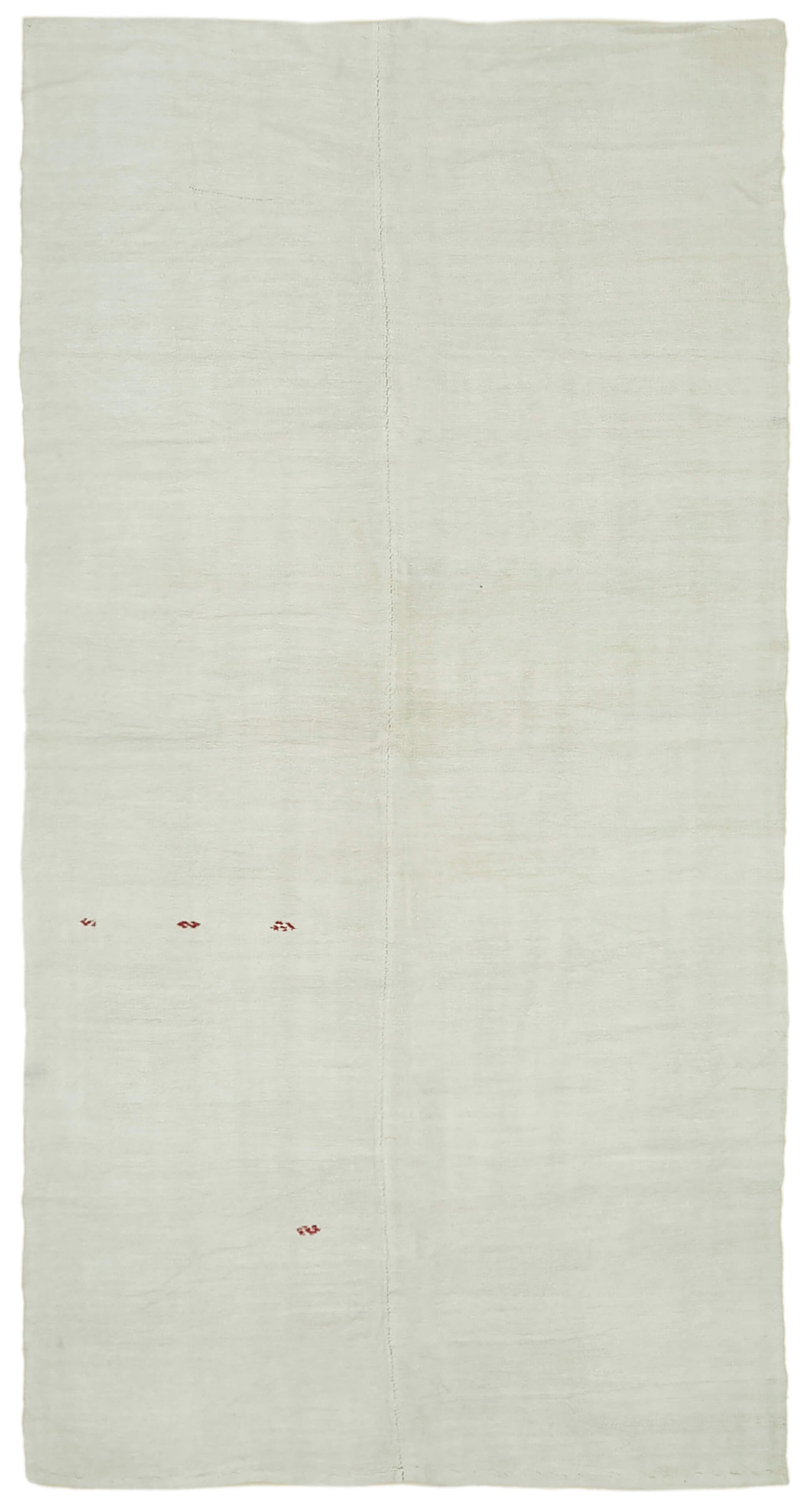 6x12 White Hemp Kilim Rug - 41956