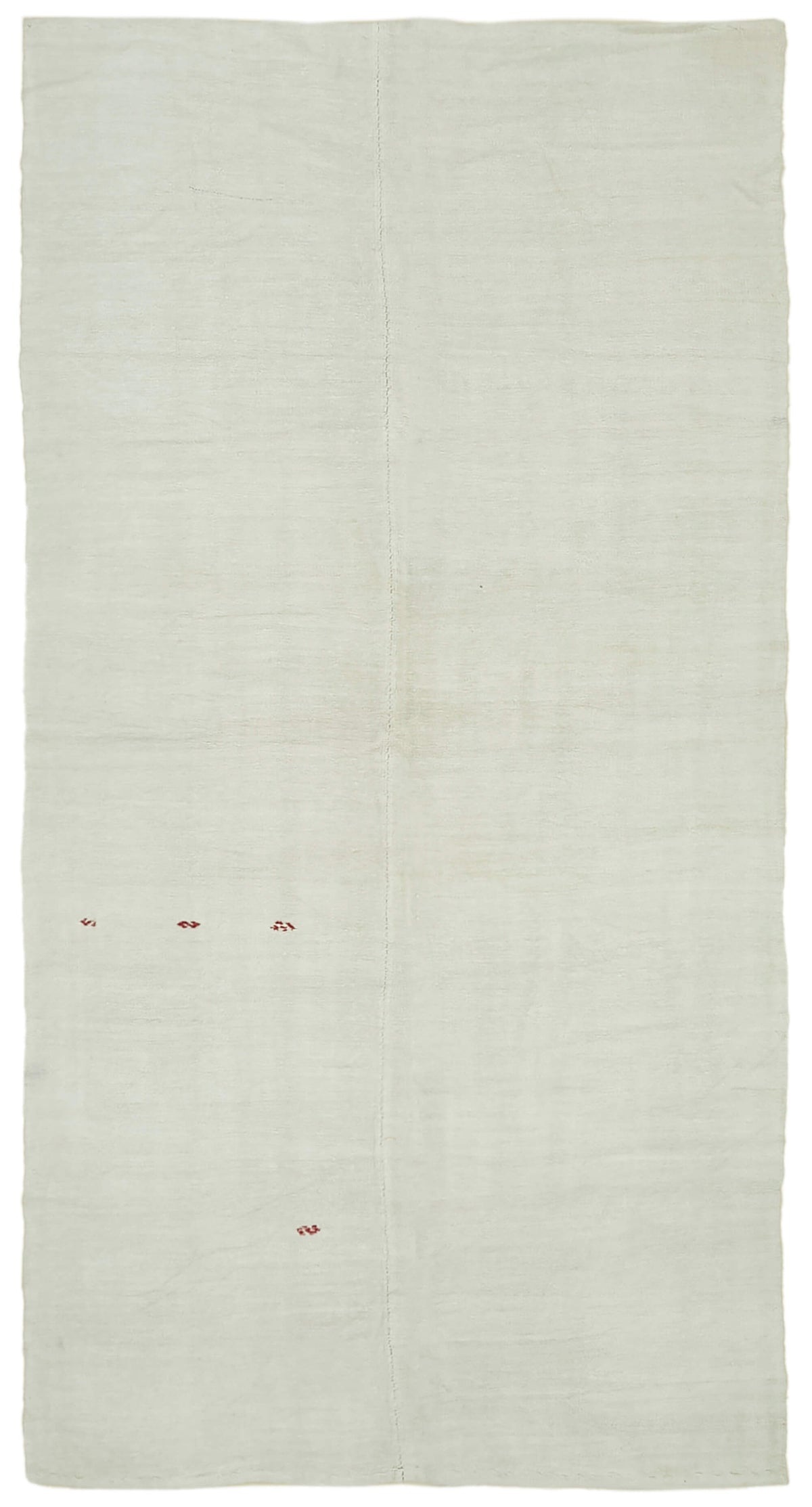 6x12 White Hemp Kilim Rug - 41956
