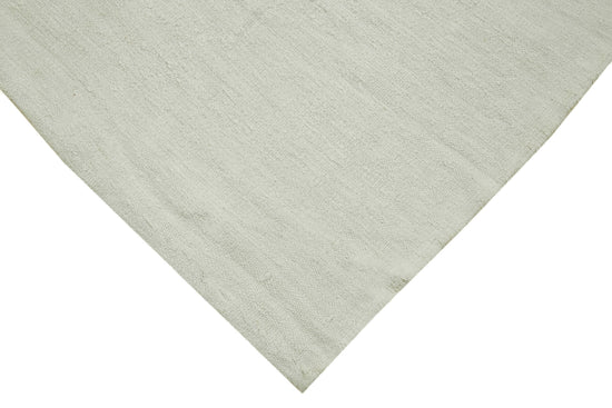 6x12 White Hemp Kilim Rug - 41956
