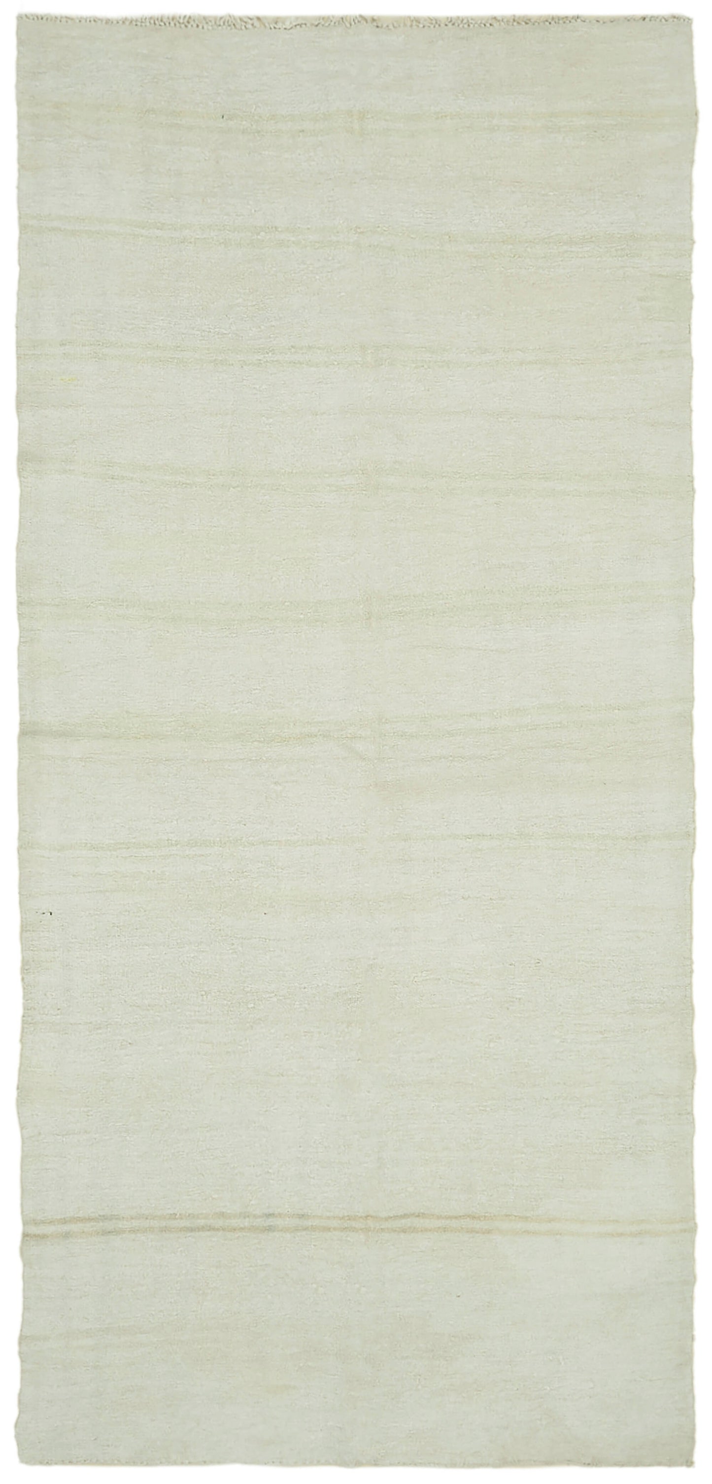 6x13 White Hemp Kilim Rug - 41957