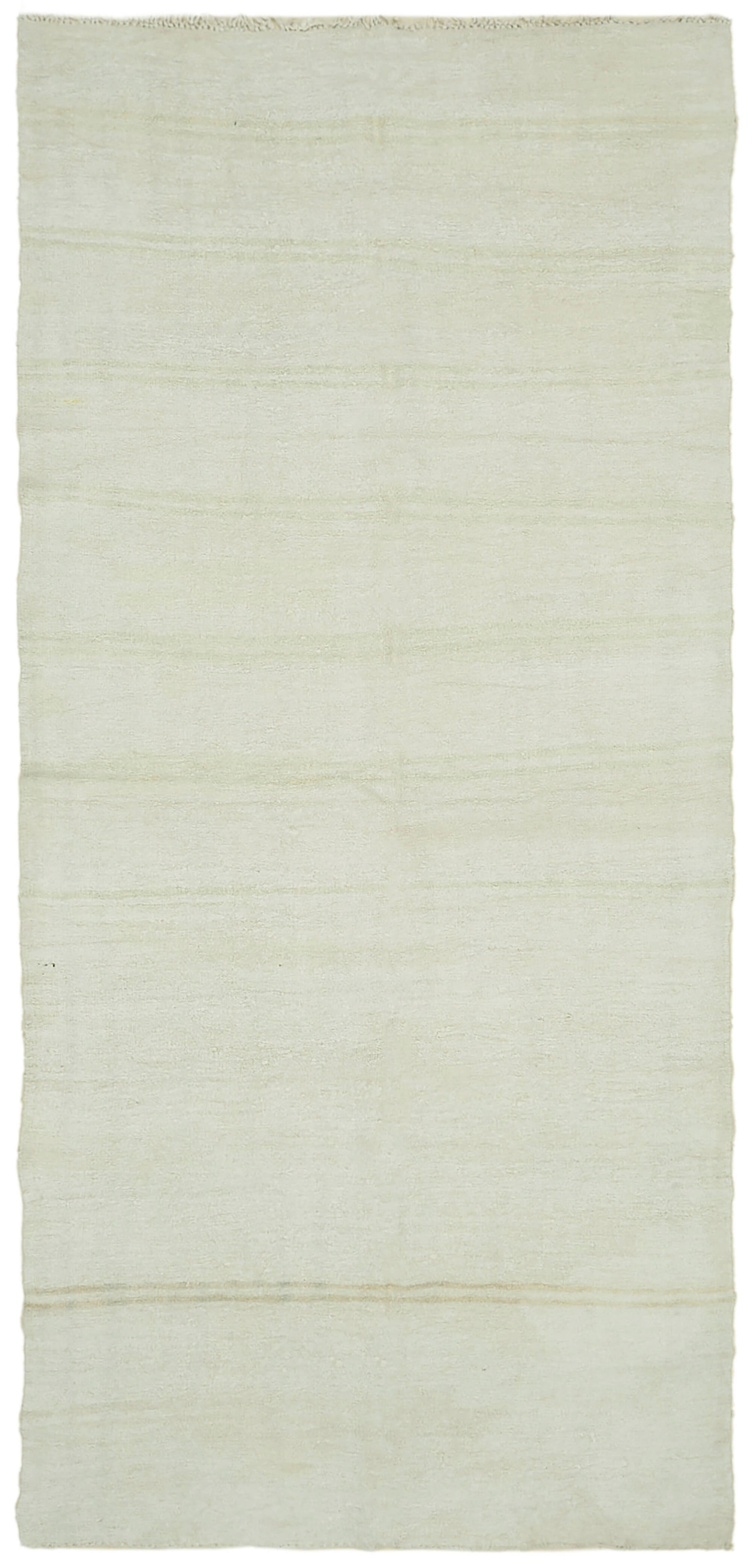 6x13 White Hemp Kilim Rug - 41957