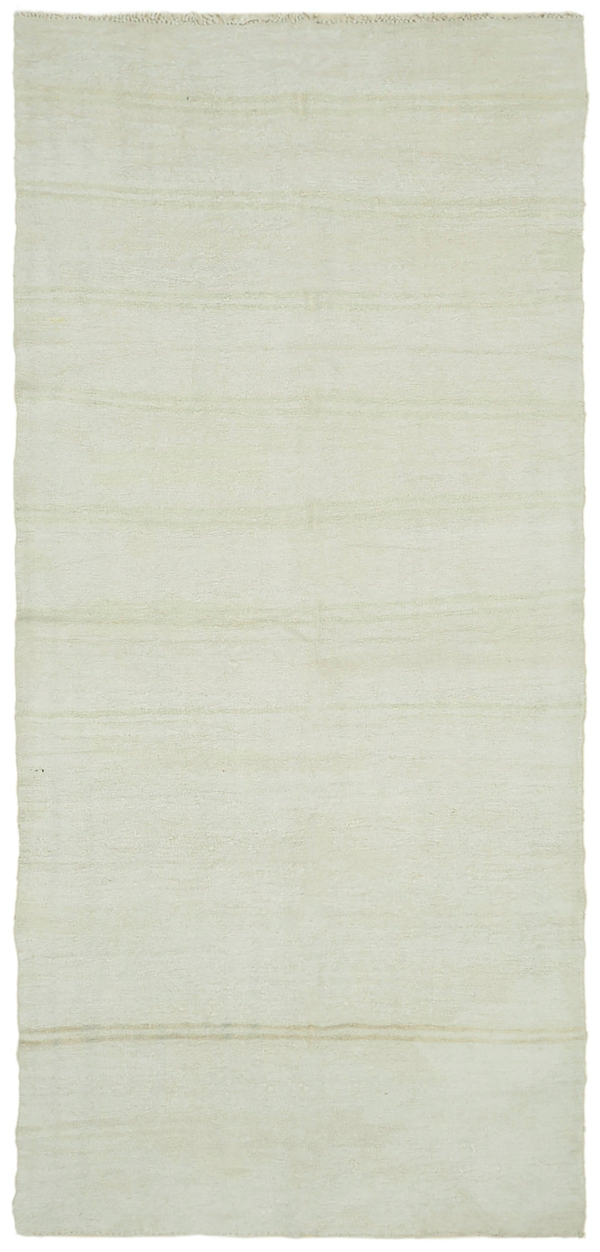 6x13 White Hemp Kilim Rug - 41957