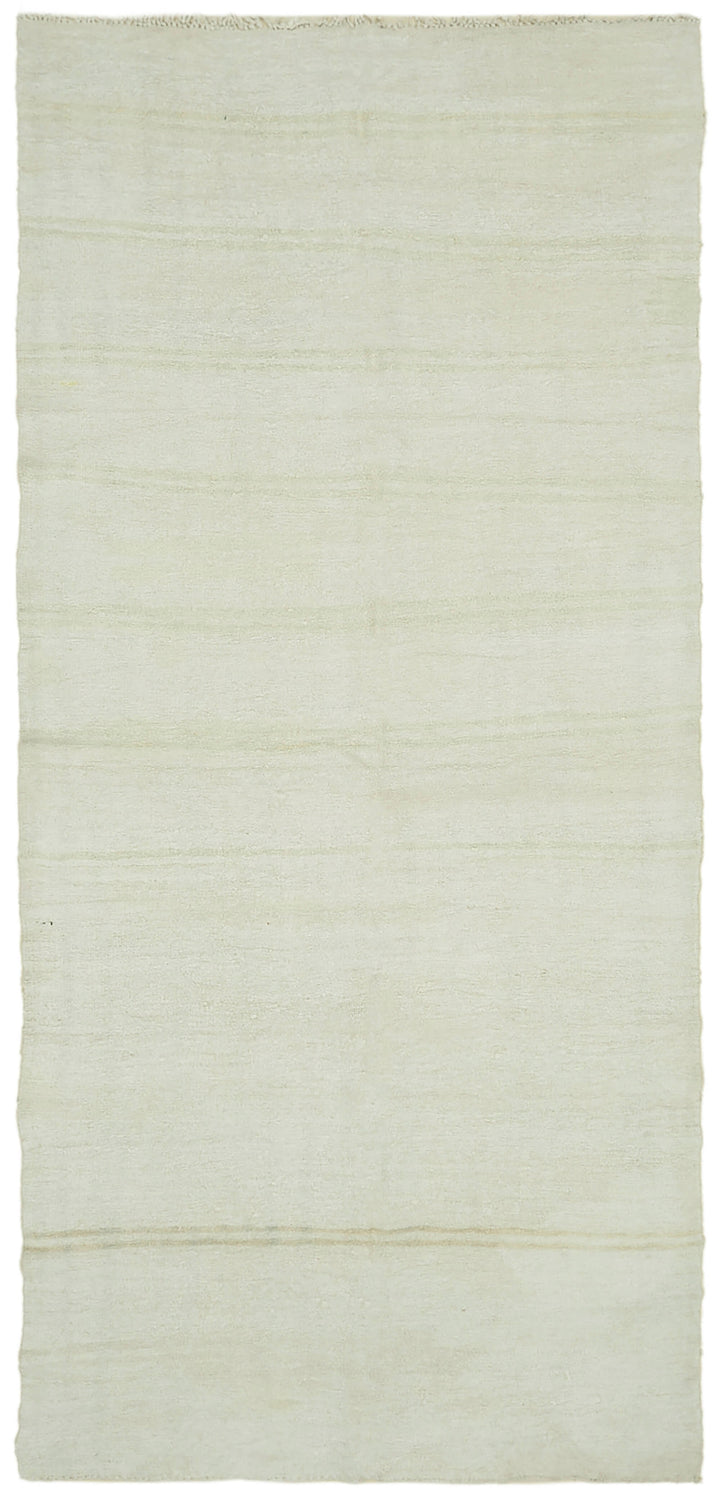 6x13 White Hemp Kilim Rug - 41957