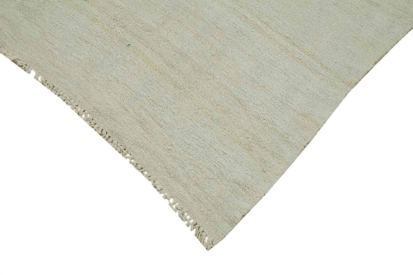 6x13 White Hemp Kilim Rug - 41957