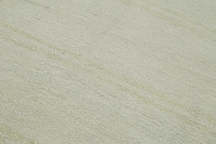 6x13 White Hemp Kilim Rug - 41957