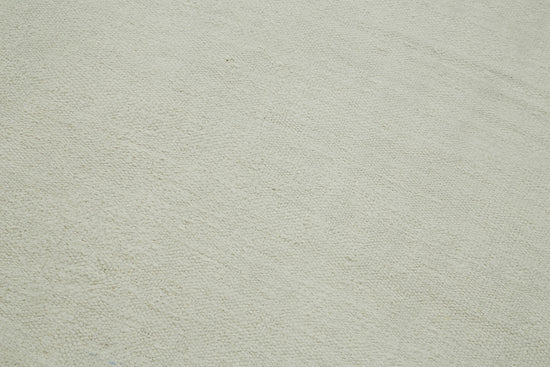 5x13 White Hemp Kilim Rug - 41958
