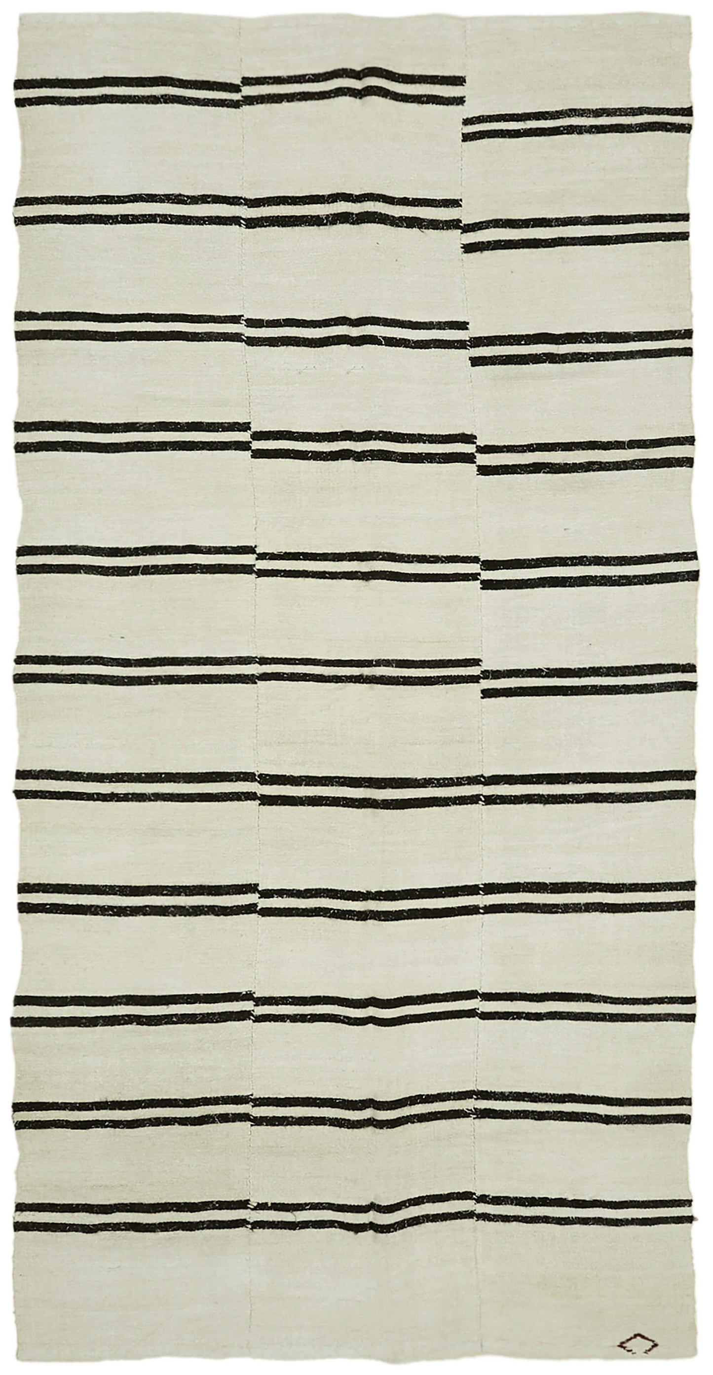 6x13 Beige Hemp Kilim Rug - 41959