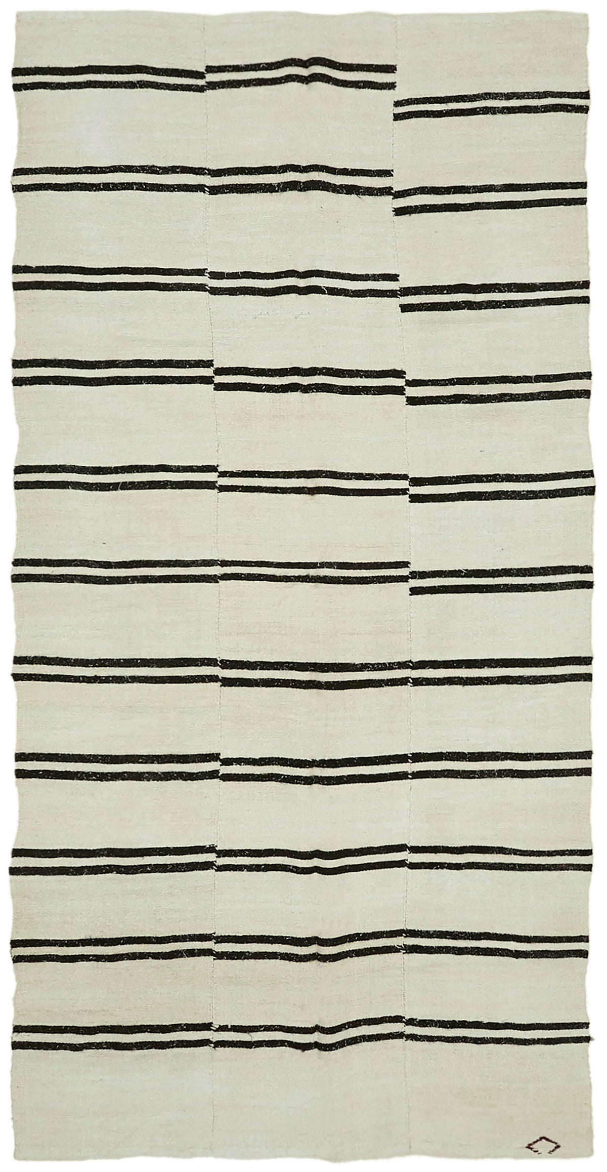 6x13 Beige Hemp Kilim Rug - 41959