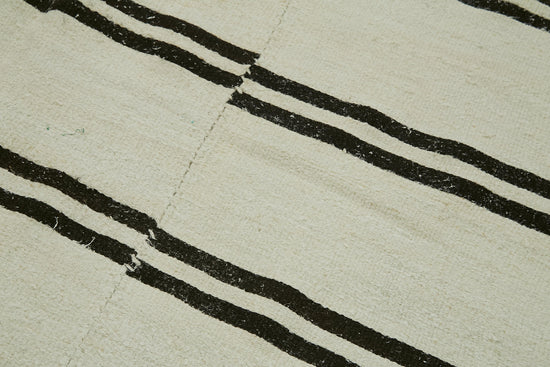 6x13 Beige Hemp Kilim Rug - 41959