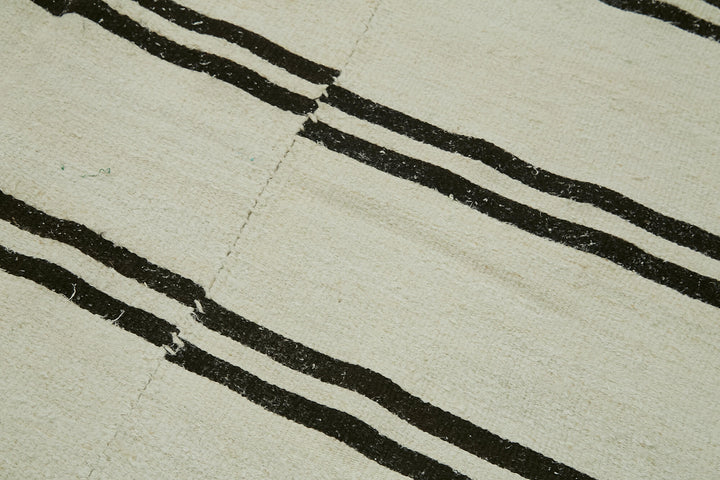 6x13 Beige Hemp Kilim Rug - 41959