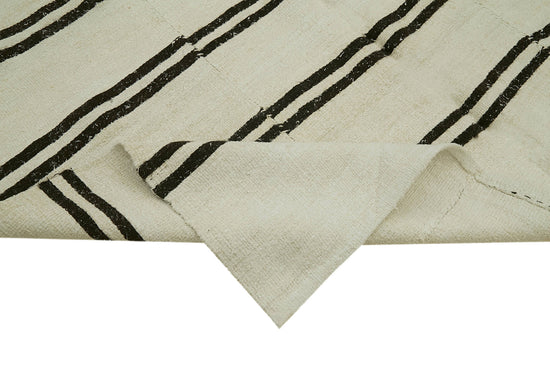 6x13 Beige Hemp Kilim Rug - 41959