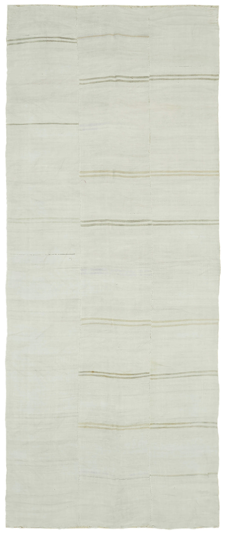 6x14 White Hemp Kilim Rug - 41961