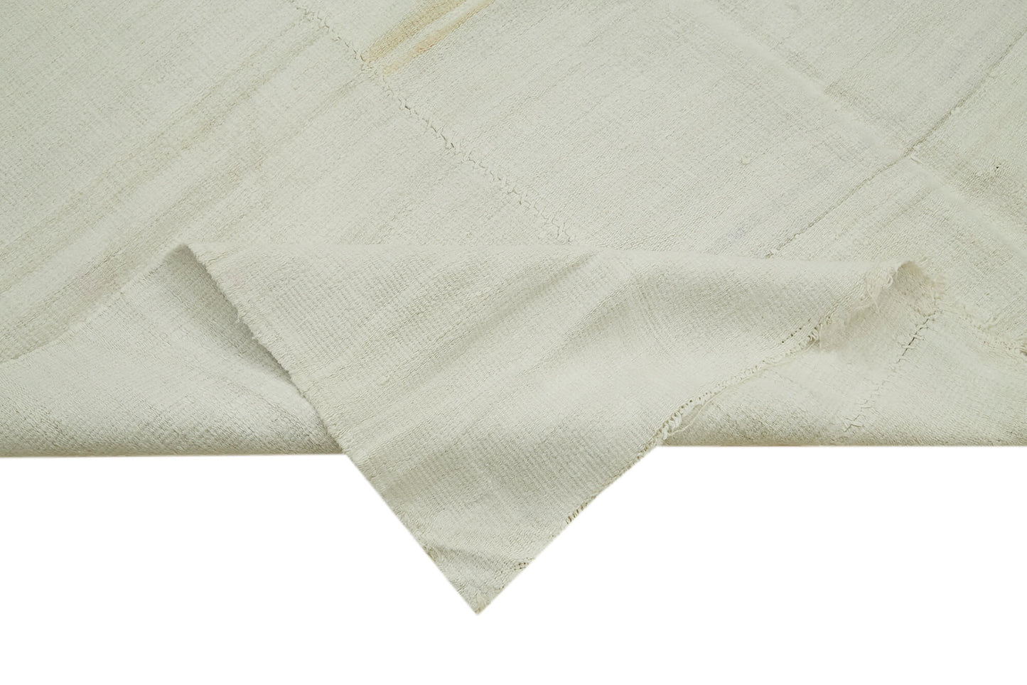 6x14 White Hemp Kilim Rug - 41961