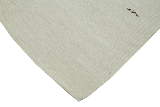 6x12 White Hemp Kilim Rug - 41967