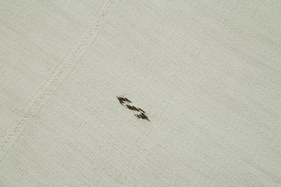 6x12 White Hemp Kilim Rug - 41967