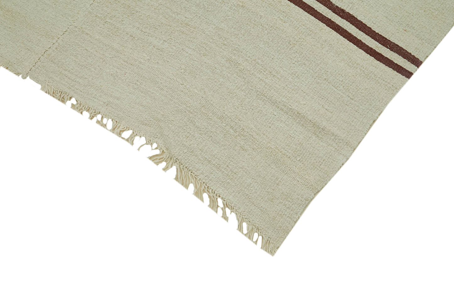 7x13 Beige Hemp Kilim Rug - 41969