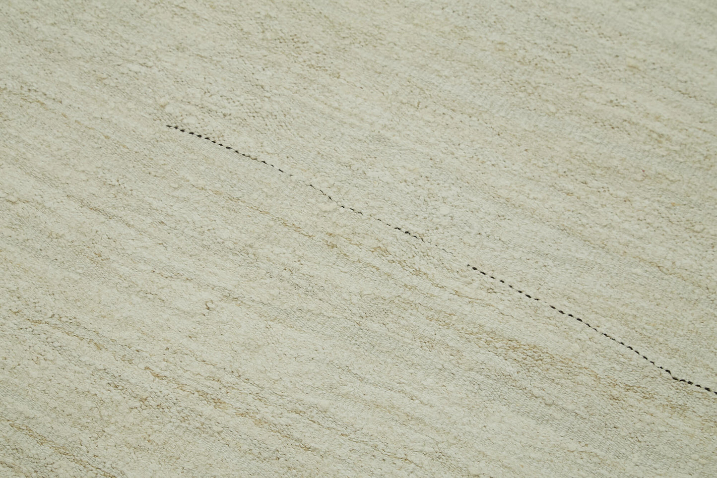 7x15 Beige Hemp Kilim Rug - 41974