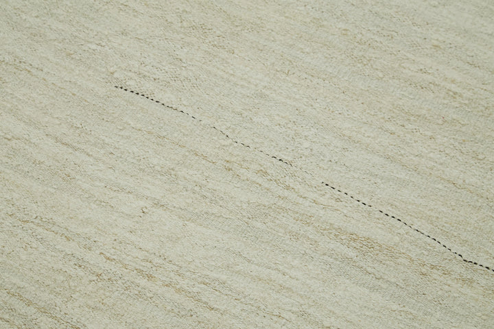 7x15 Beige Hemp Kilim Rug - 41974