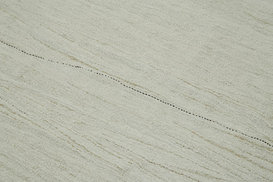 7x15 White Hemp Kilim Rug - 41979