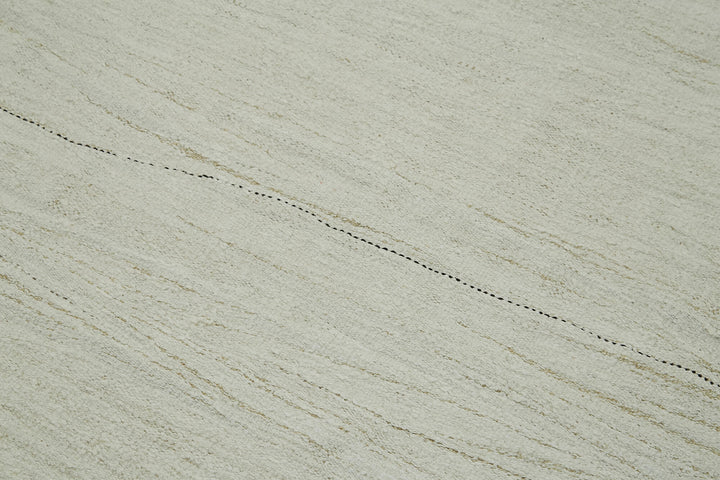 7x15 White Hemp Kilim Rug - 41979