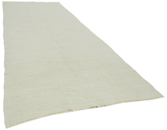 6x14 White Hemp Kilim Rug - 41991