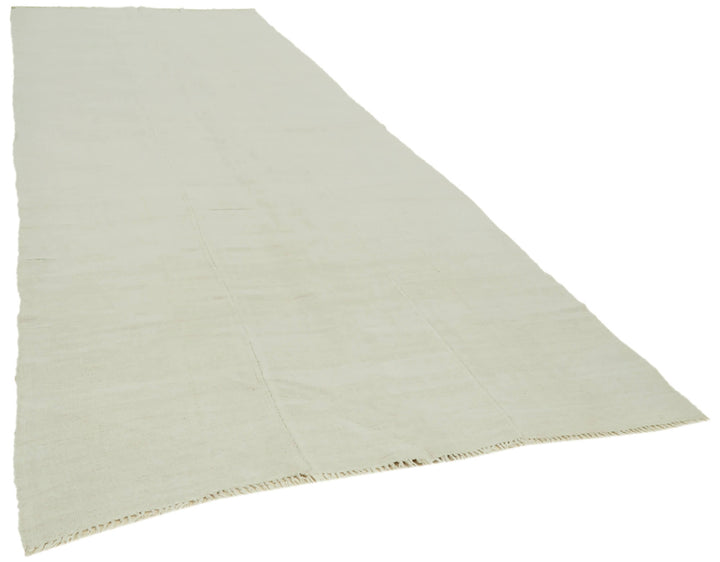 6x14 White Hemp Kilim Rug - 41991