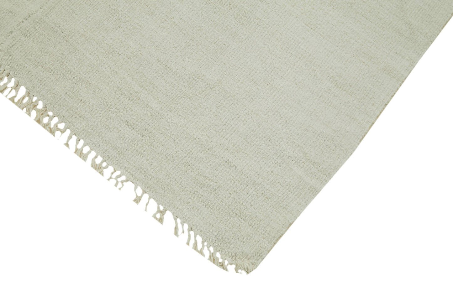 6x14 White Hemp Kilim Rug - 41991