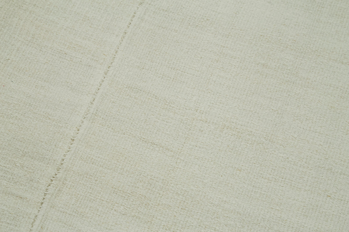 6x14 White Hemp Kilim Rug - 41991