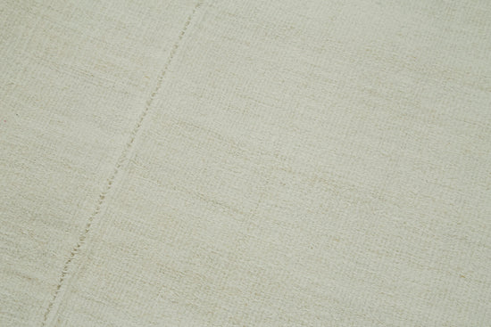 6x14 White Hemp Kilim Rug - 41991