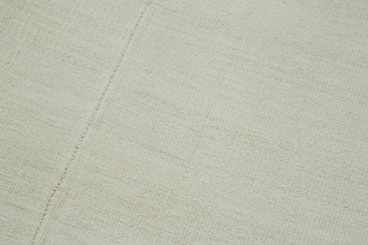 6x14 White Hemp Kilim Rug - 41991