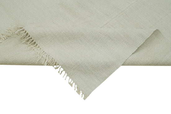 6x14 White Hemp Kilim Rug - 41991
