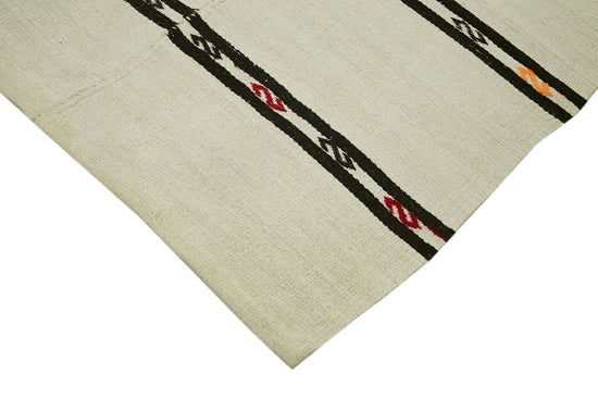 6x12 Beige Hemp Kilim Rug - 41994