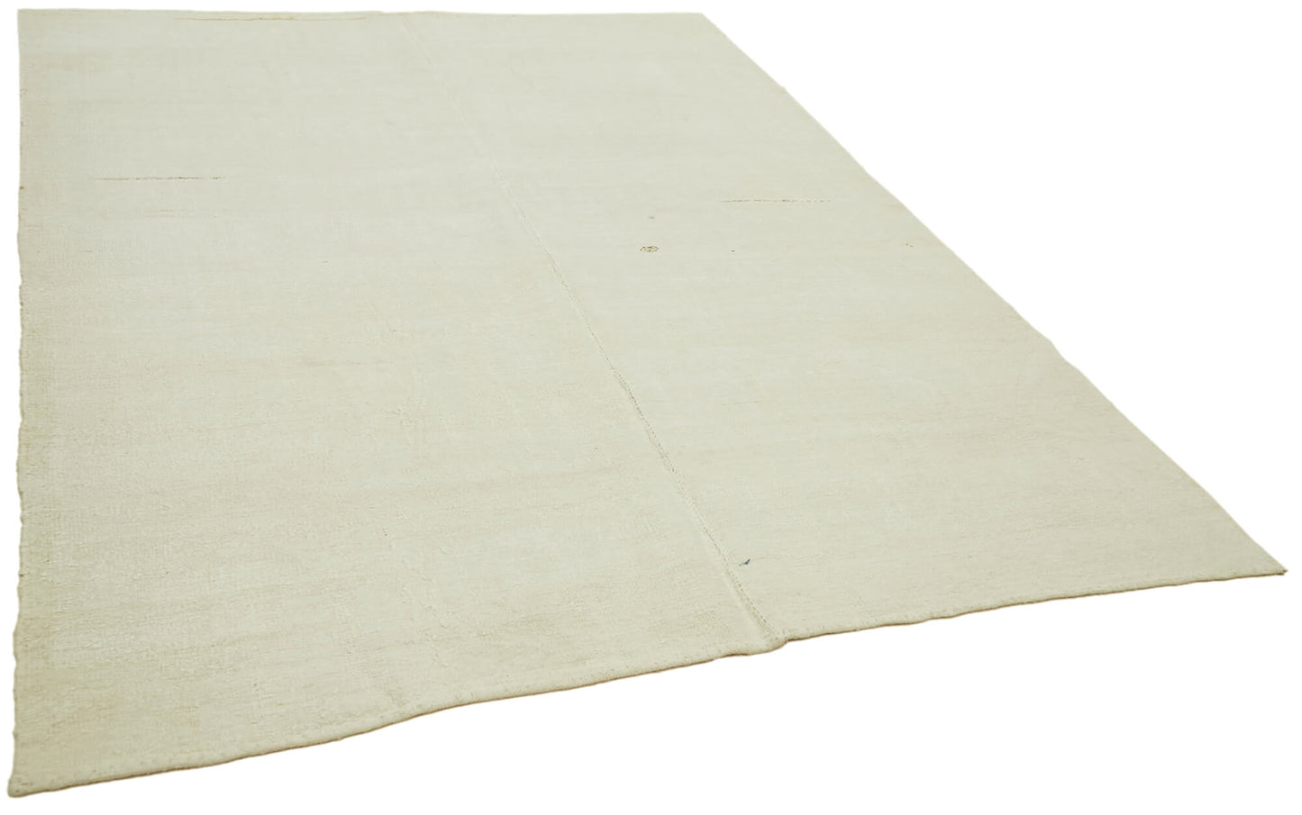 7x10 Beige Hemp Kilim Rug - 41995