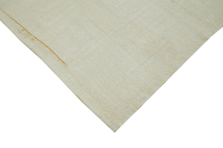 7x10 Beige Hemp Kilim Rug - 41995