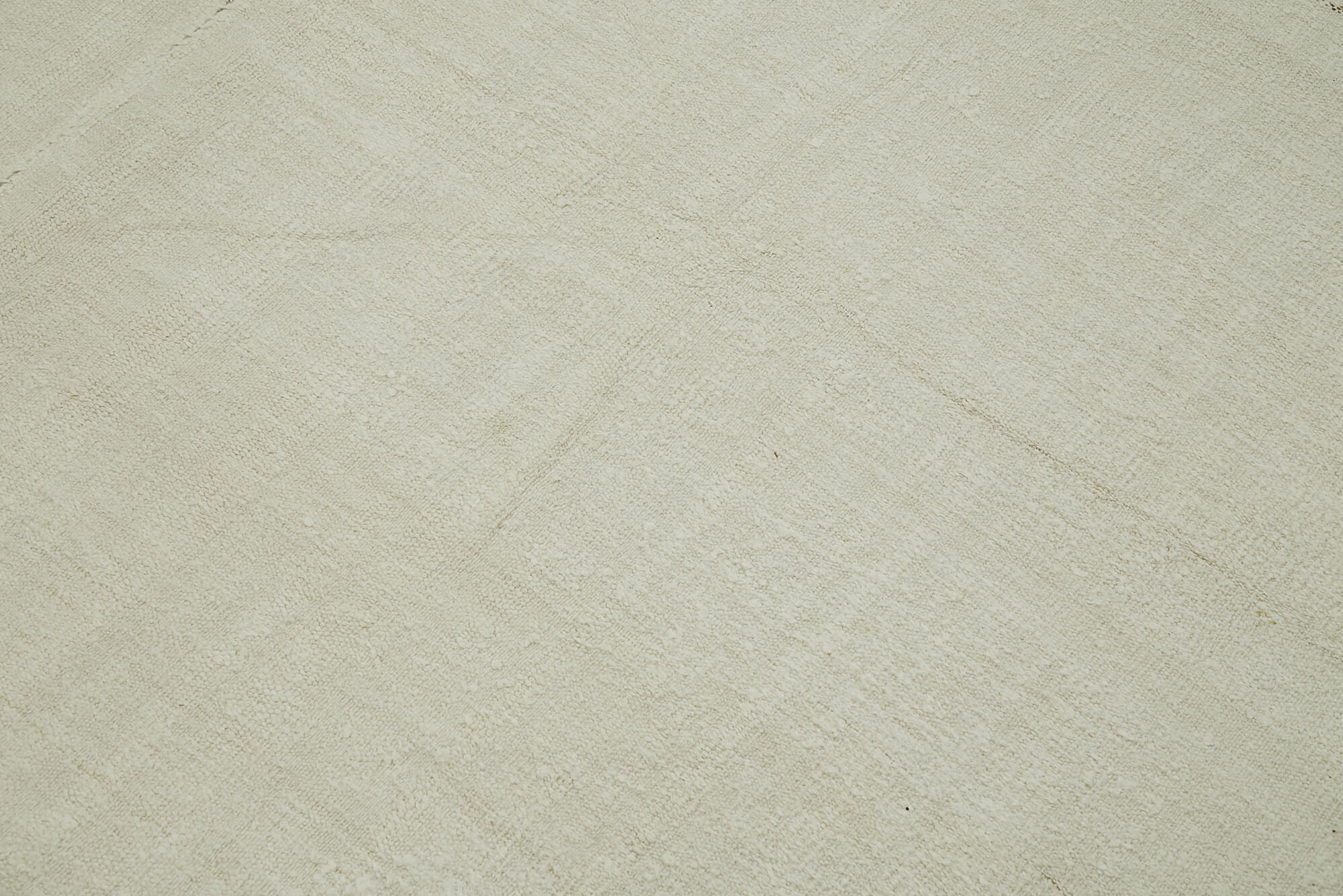 7x10 Beige Hemp Kilim Rug - 41995