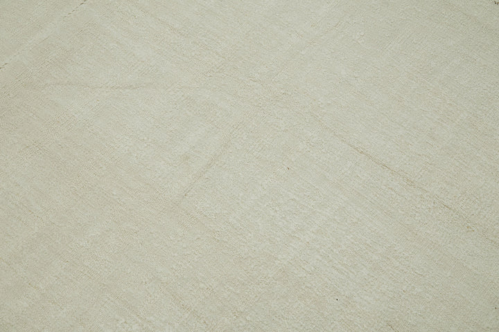 7x10 Beige Hemp Kilim Rug - 41995