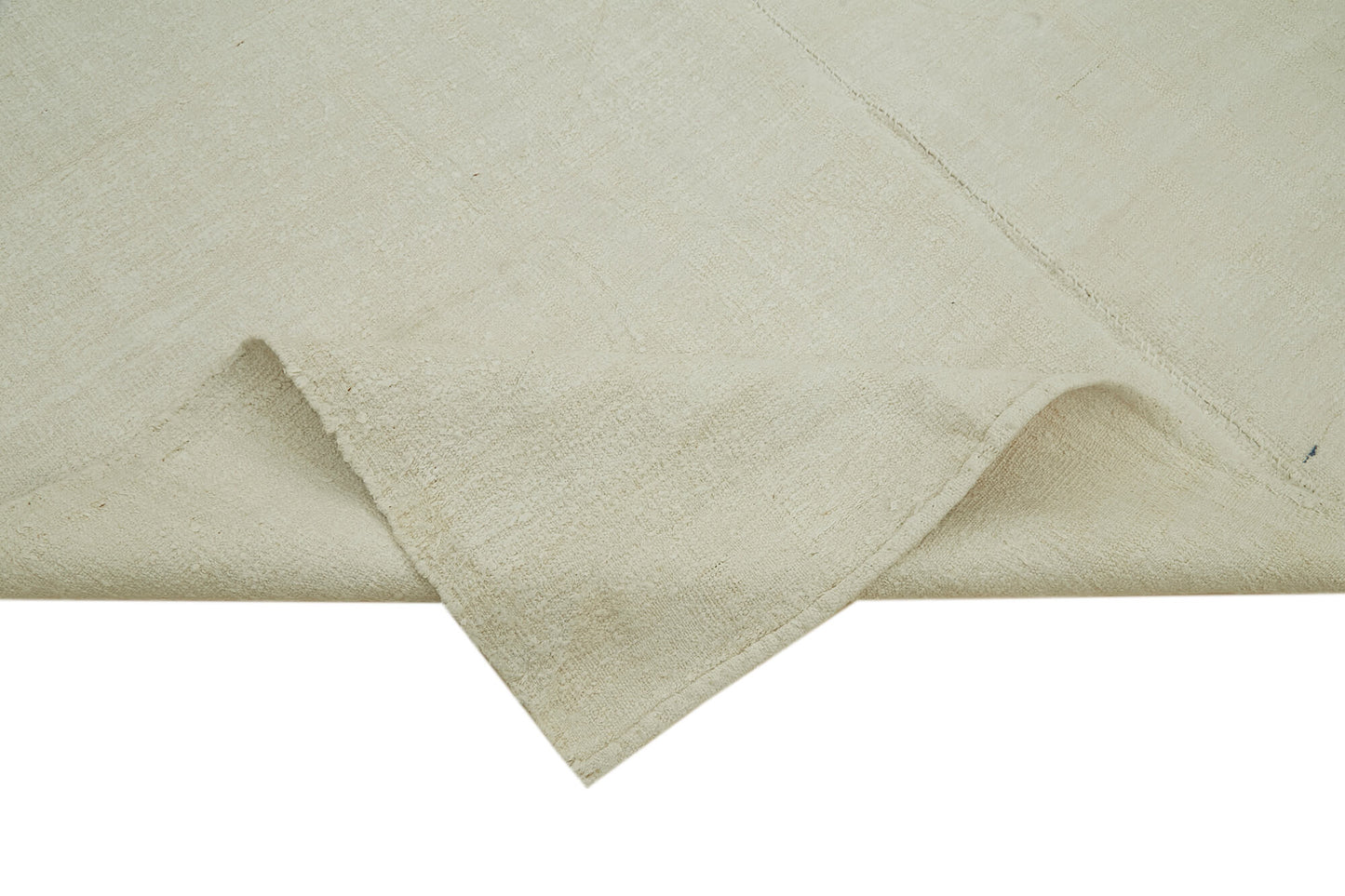 7x10 Beige Hemp Kilim Rug - 41995