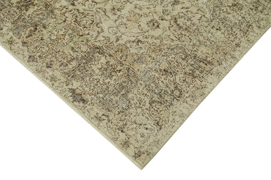 6x11 Beige Turkish Vintage Area Rug - 42001