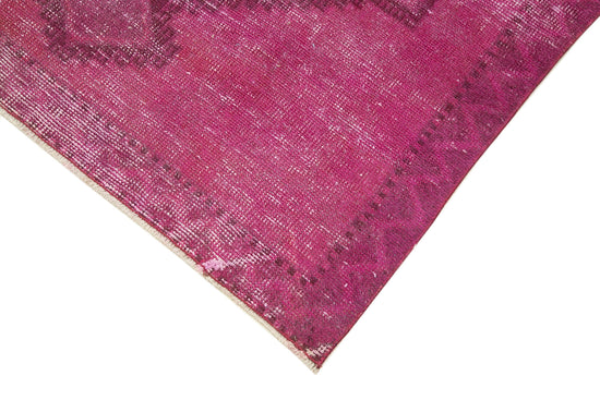 4x13 Pink Turkish Over Dyed Runner Rug - 4204