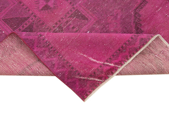 4x13 Pink Turkish Over Dyed Runner Rug - 4204