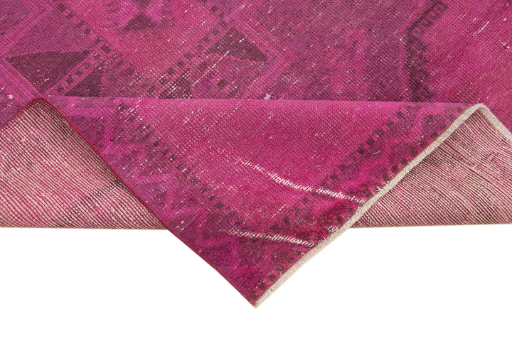 4x13 Pink Turkish Over Dyed Runner Rug - 4204
