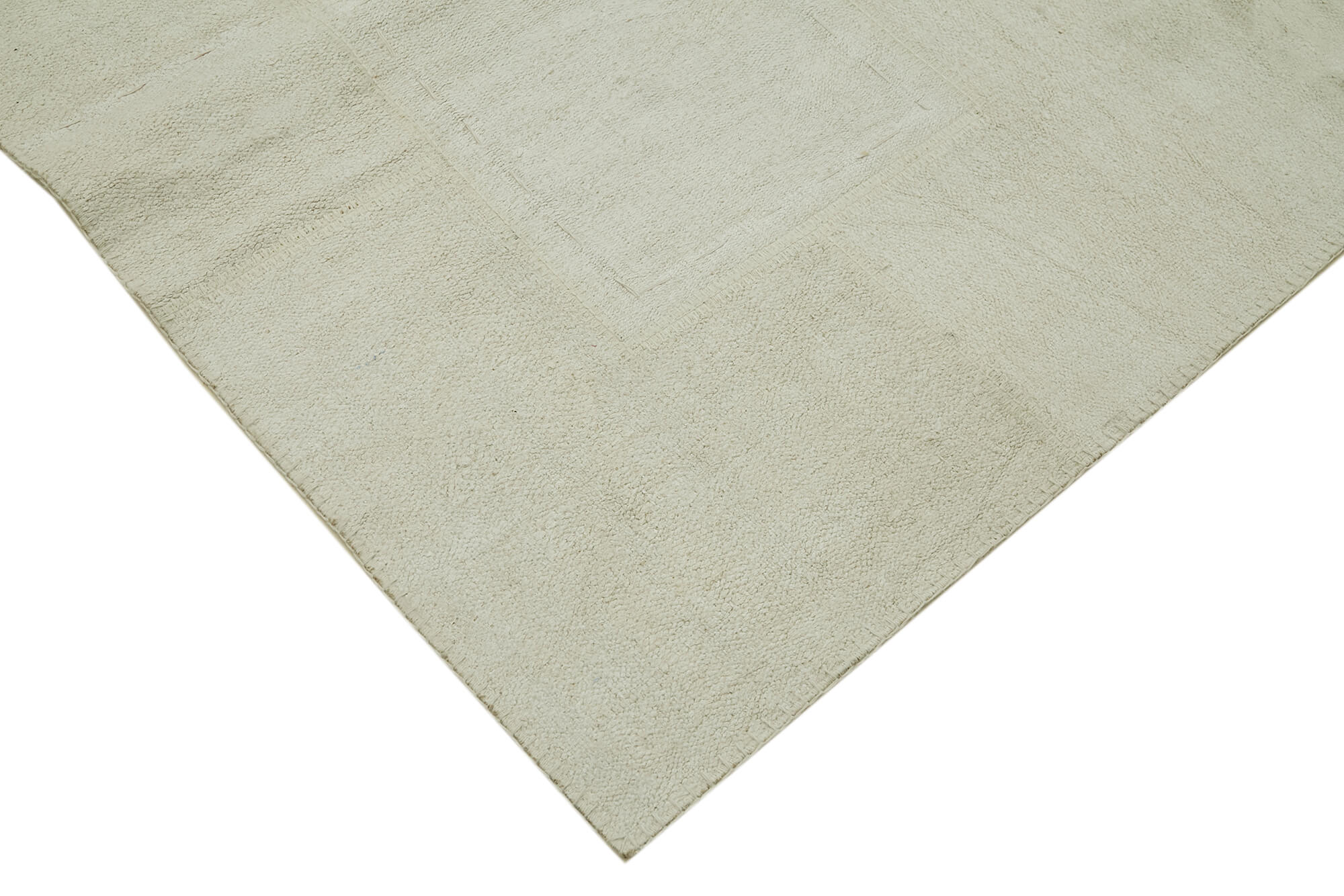 10x13 White Hemp Kilim Rug - 42100