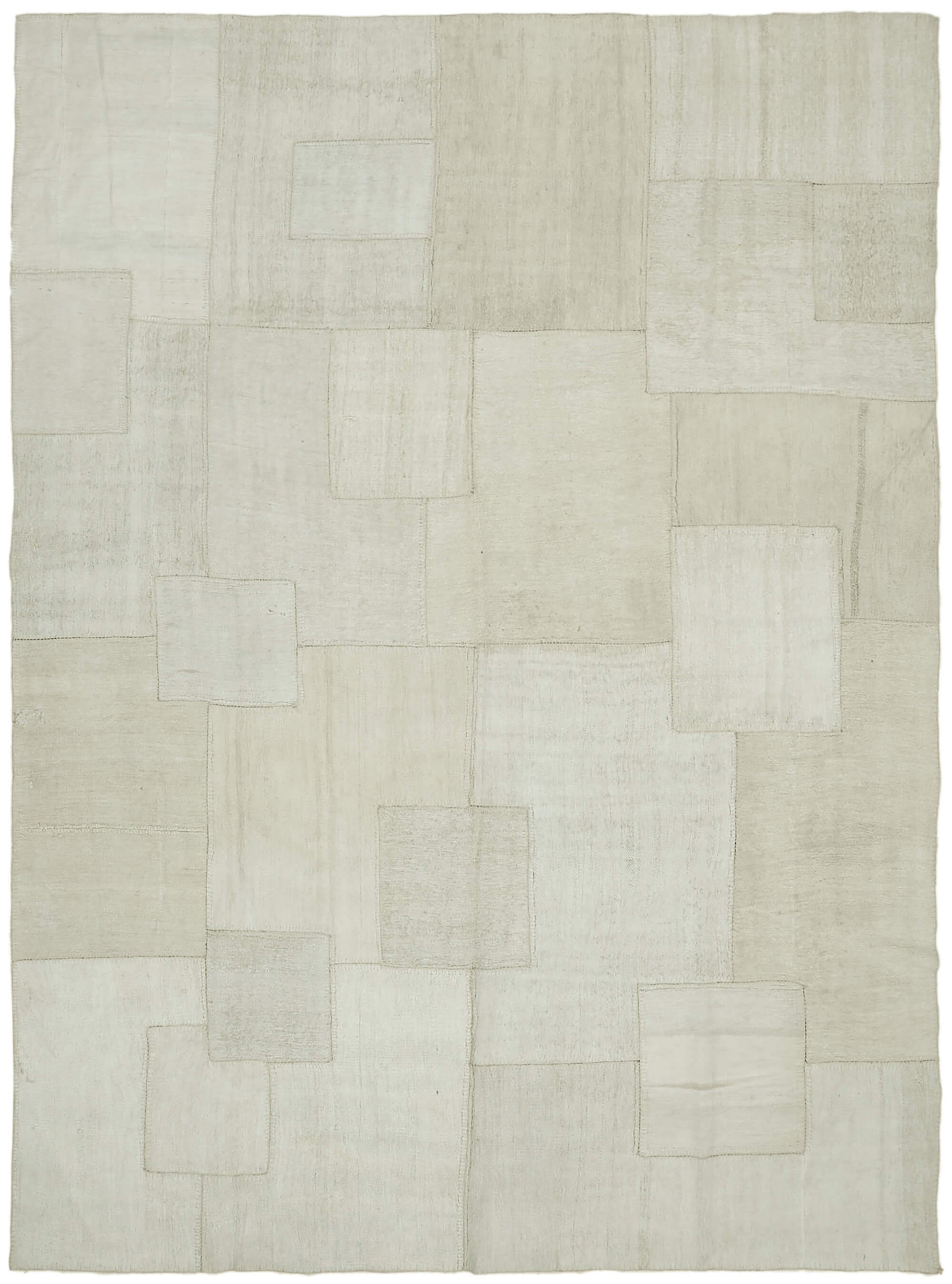 10x13 White Hemp Kilim Rug - 42101