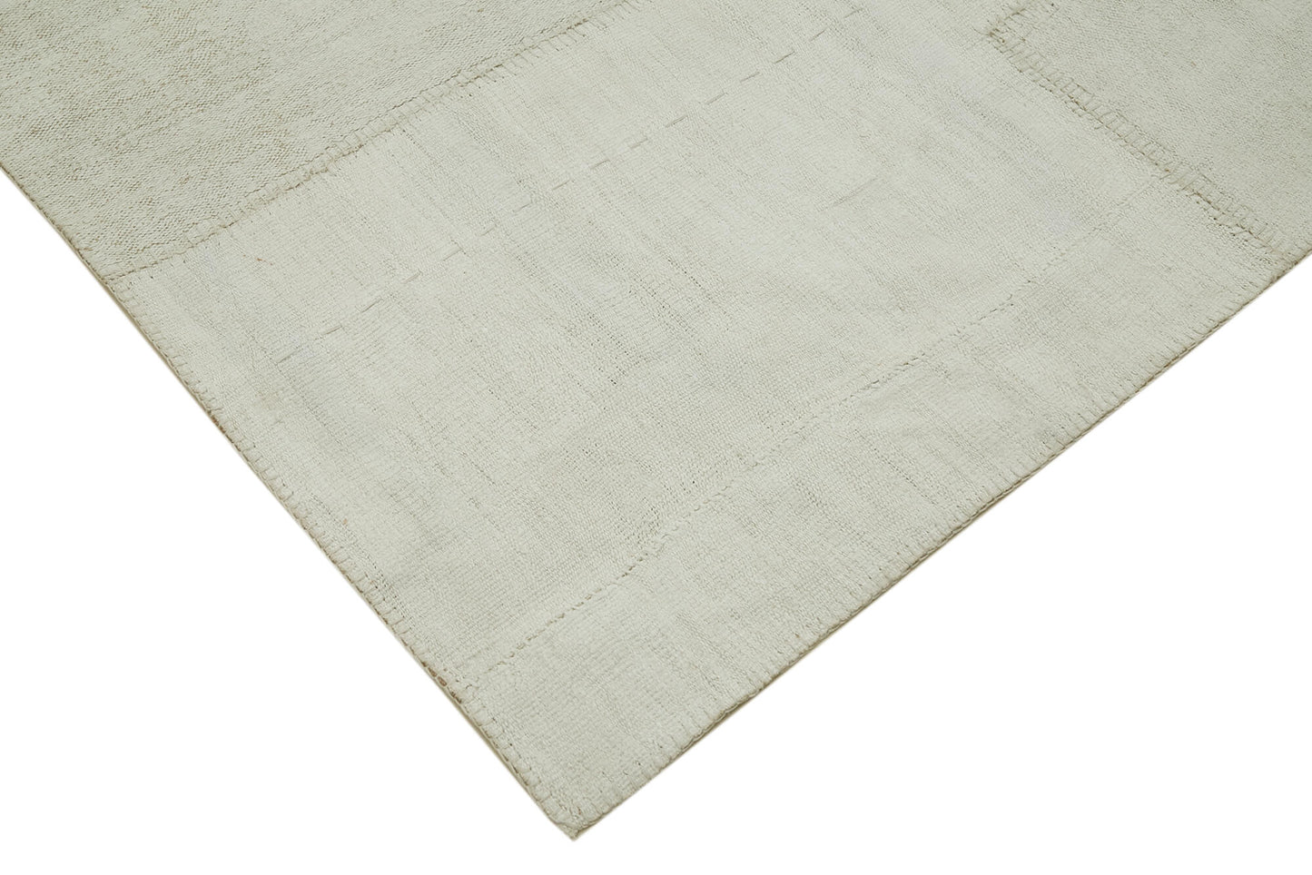 10x13 White Hemp Kilim Rug - 42101