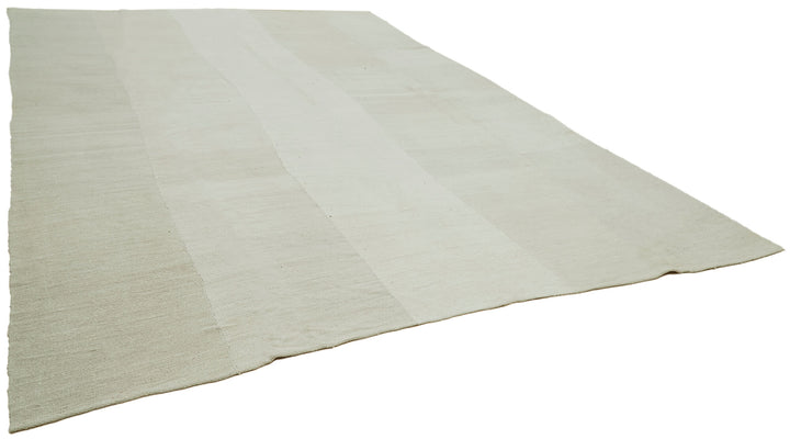 11x15 White Hemp Kilim Rug - 42106