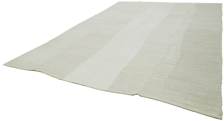 11x15 White Hemp Kilim Rug - 42106